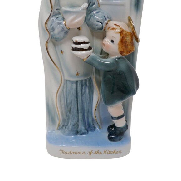 Napco Mary Madonna Of The Kitchen & Child Ceramic Wall Hanging AR2794 - Picture 3 of 8